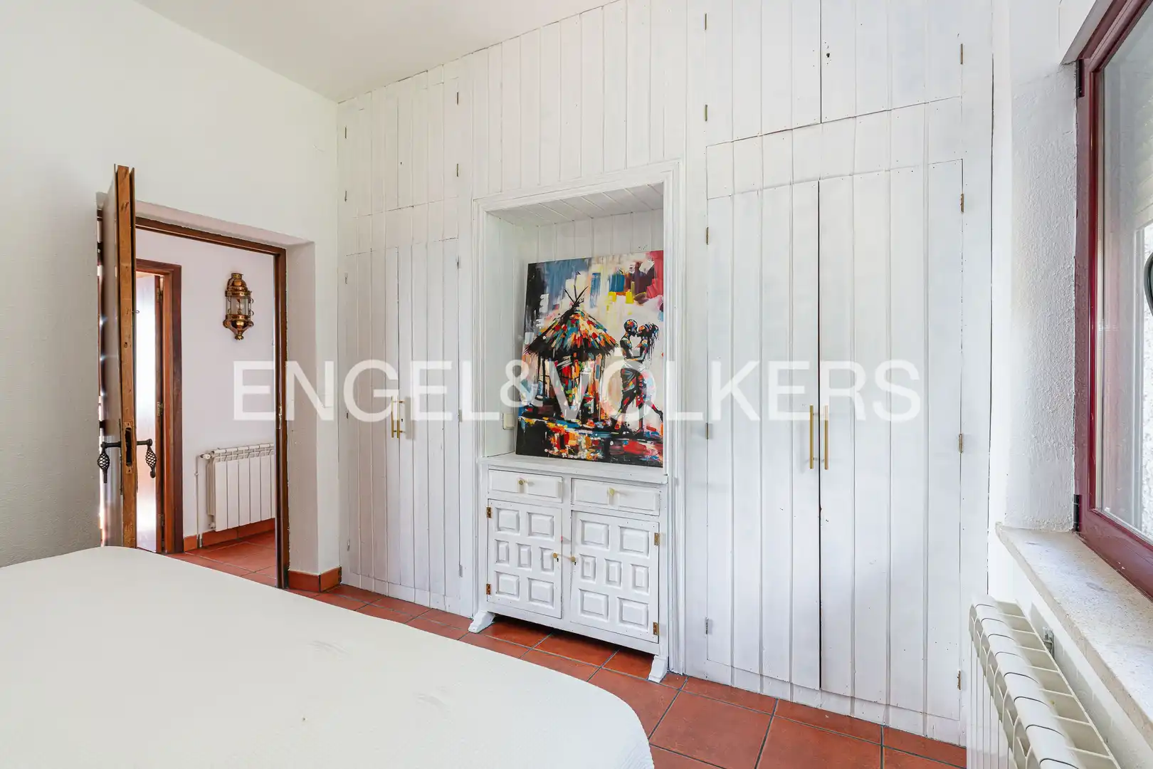 Bedroom of Houses for sale in Hoyo de Manzanares  with Air Conditioner, Heating and Private garden