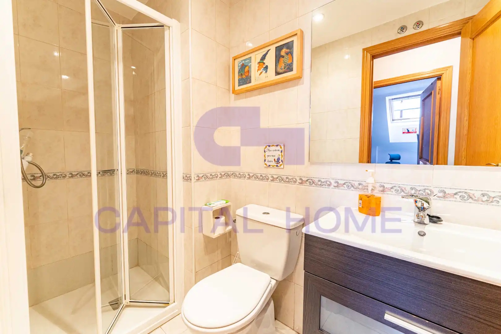 Badezimmer von Maisonette zum Verkauf in Alcorcón mit Klimaanlage, Heizung und Parkett