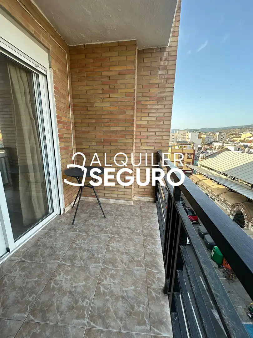 Terrasse von Wohnung zur Miete in Málaga mit Klimaanlage, Terrasse und Möbliert