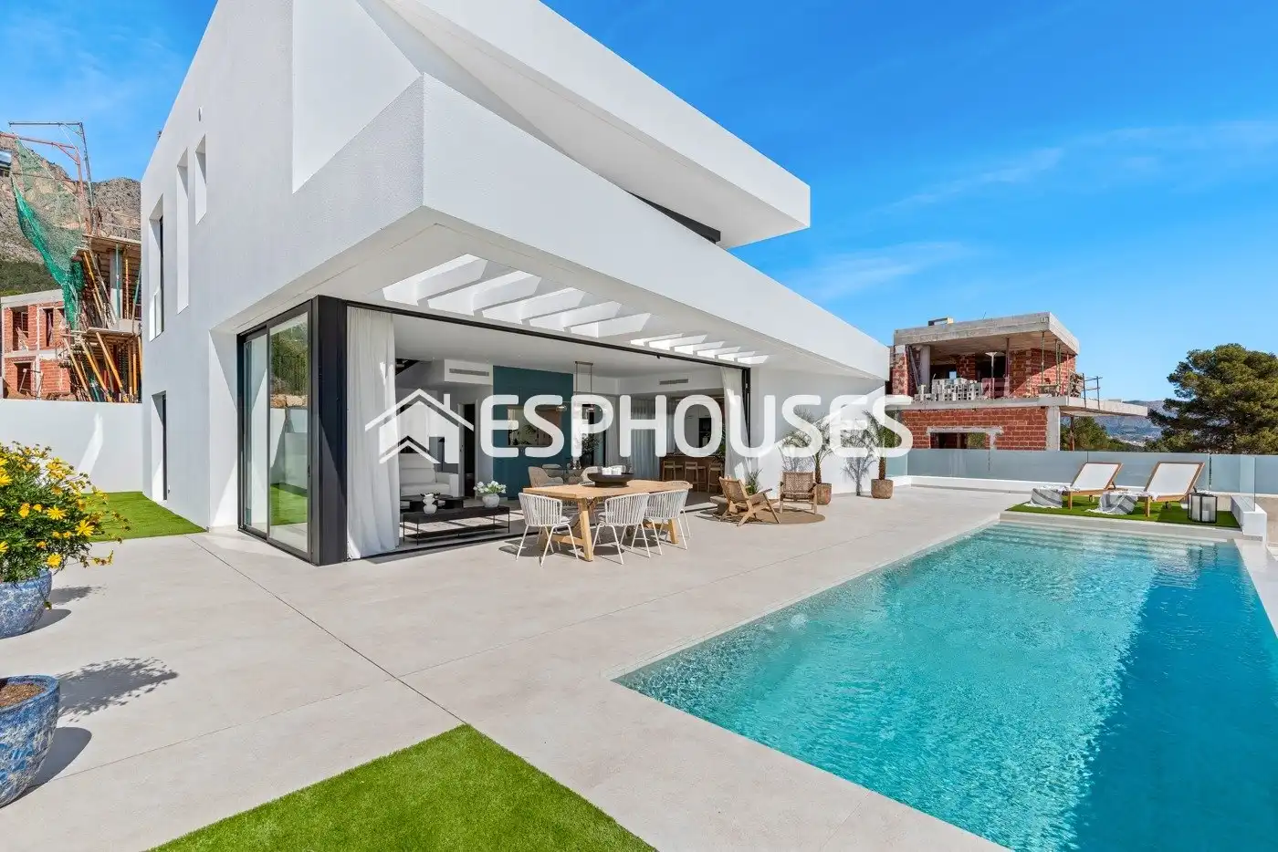 Chalet con terraza en venta en Balcón de Ponoig - Polop Paradis - Polop Hills