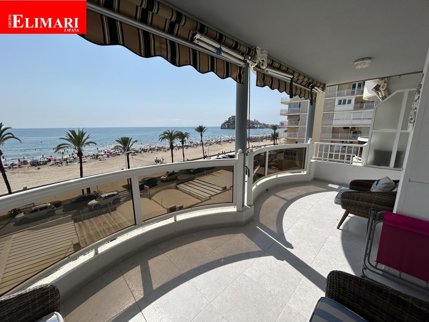 Bedroom of Apartment for sale in Peñíscola / Peníscola  with Air Conditioner, Terrace and Community pool