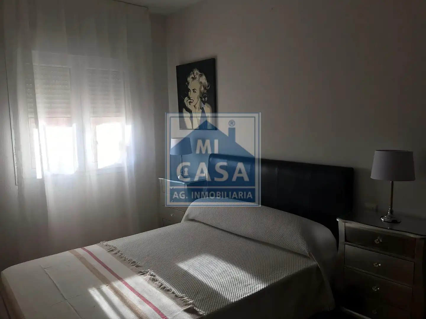 Habitación de Apartamento de alquiler en Mérida con Aire acondicionado, Calefacción y Terraza