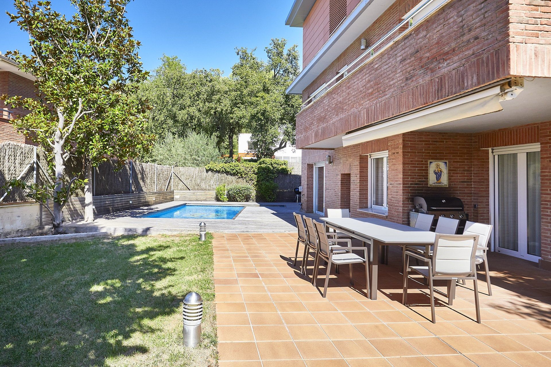 Garden of Single-family semi-detached for sale in Sant Cugat del Vallès  with Air Conditioner, Heating and Terrace