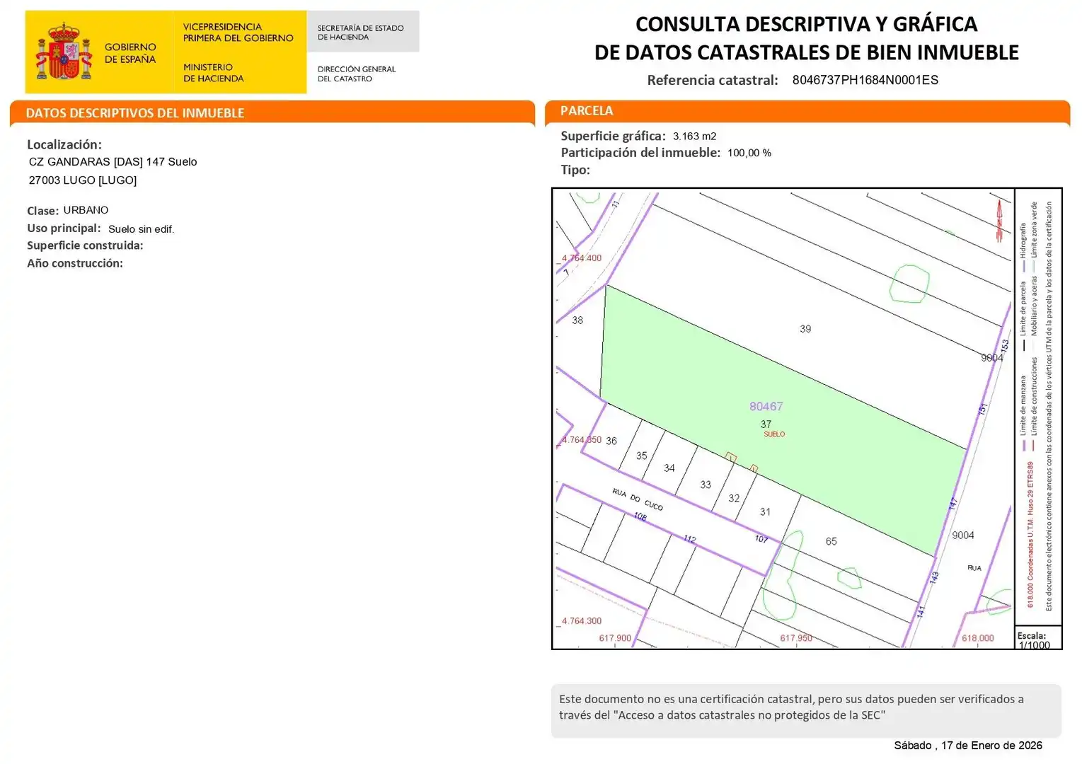 Residencial en venta en Lugo