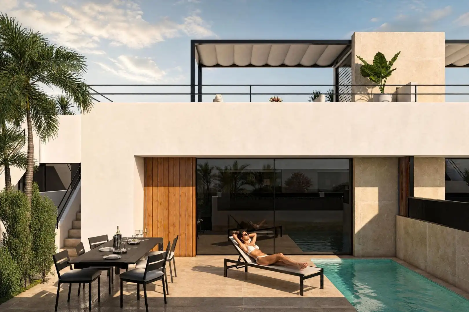 Maison rustique avec piscine à vendre à N/A