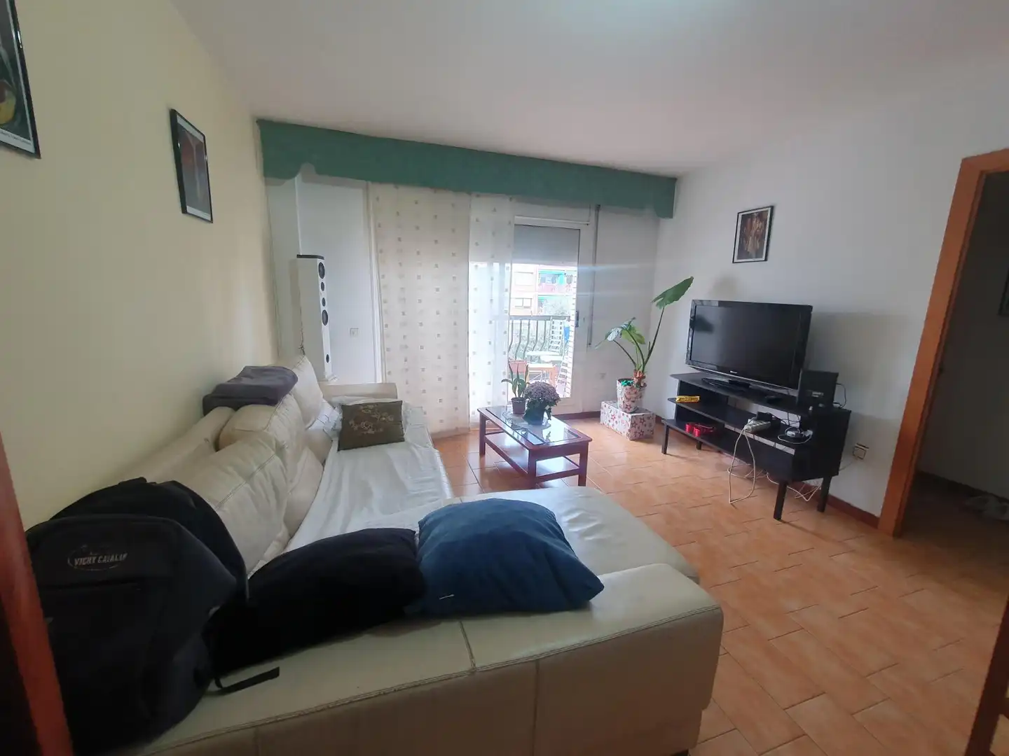 Sala de estar de Piso de alquiler en Mollet del Vallès con Amueblado y Balcón