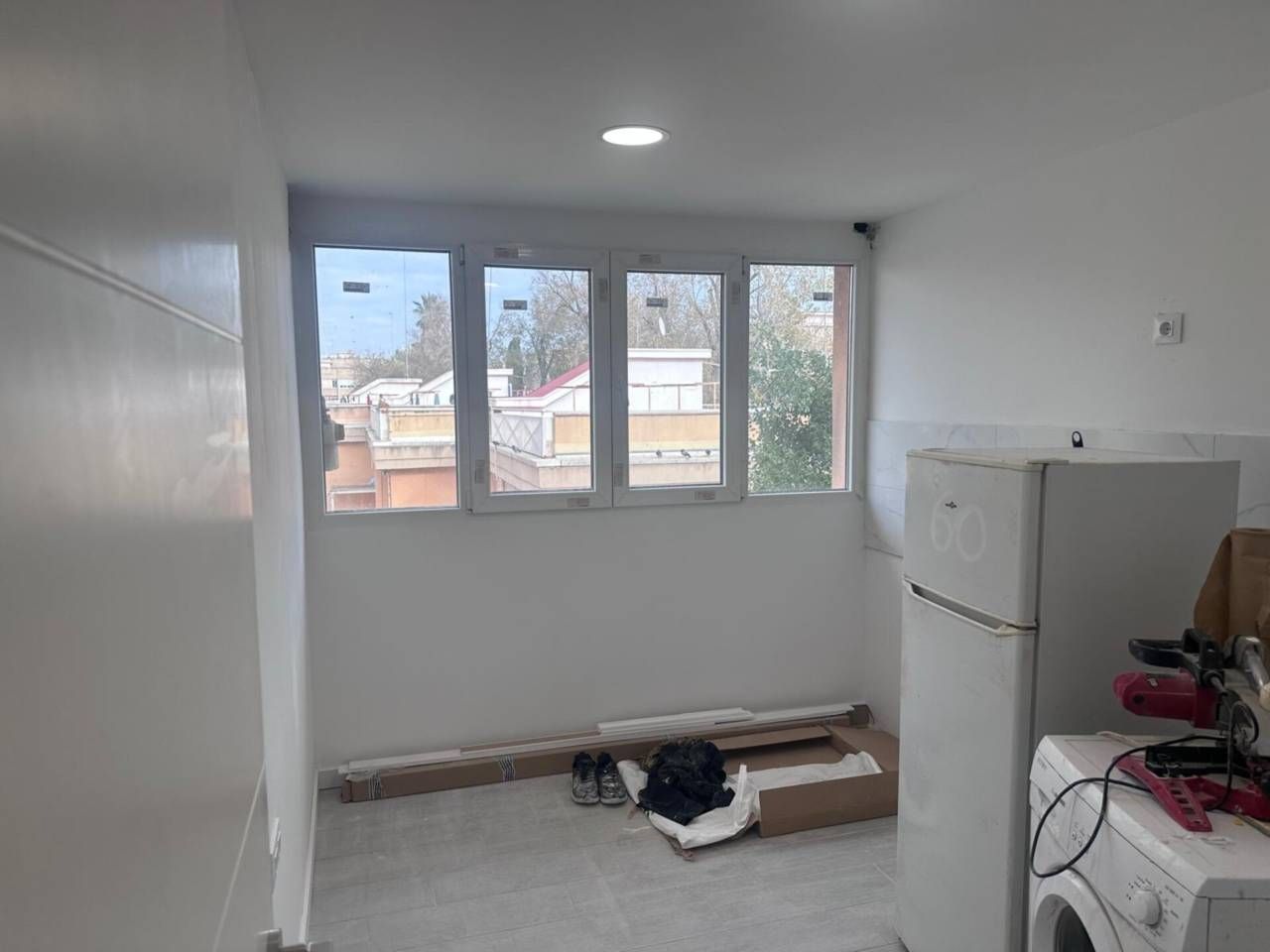 Balcony of Flat for sale in  Valencia Capital  with Air Conditioner and Heating