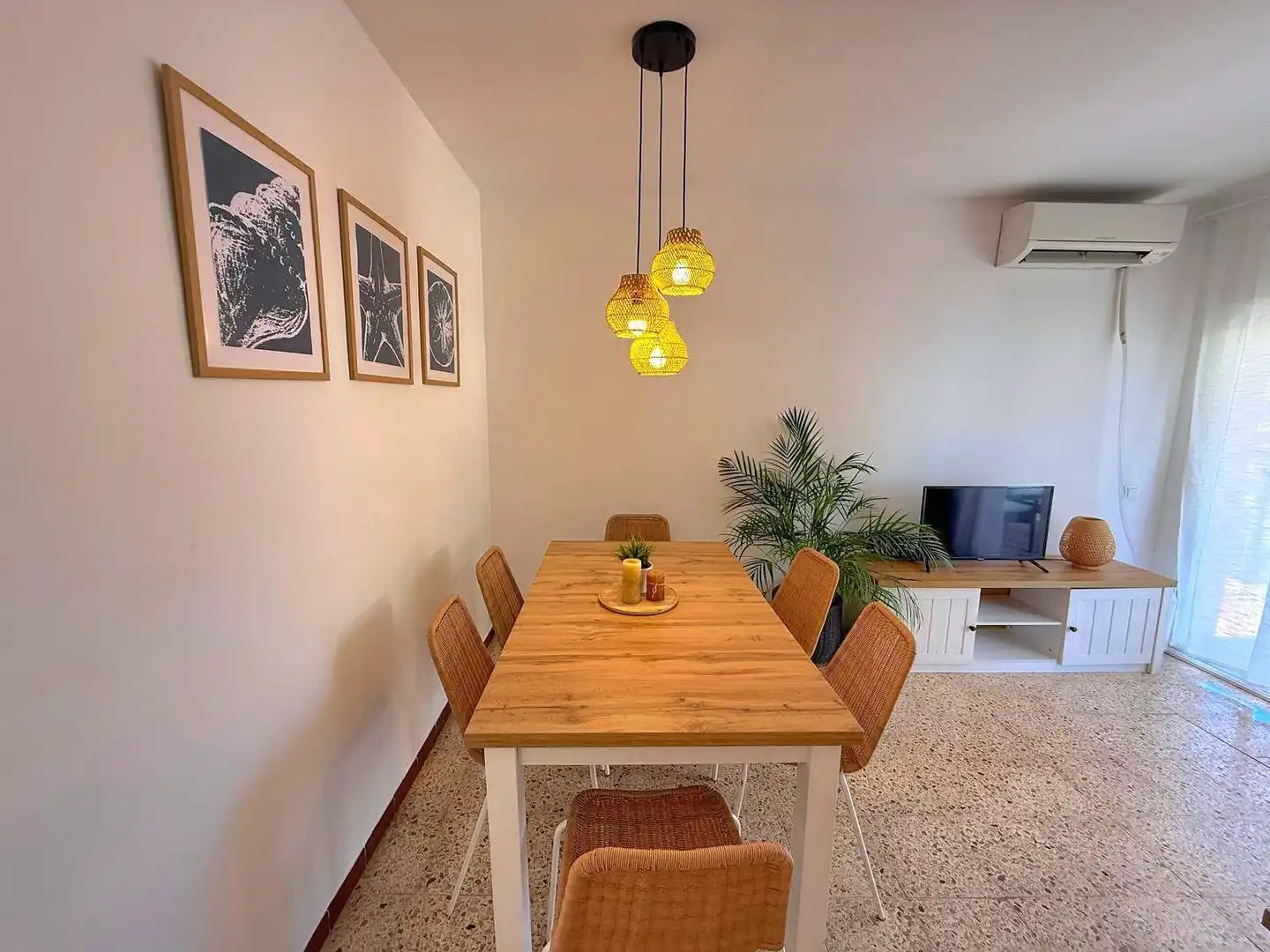 Menjador de Apartament en venda en Calafell amb Aire condicionat, Calefacció i Terrassa