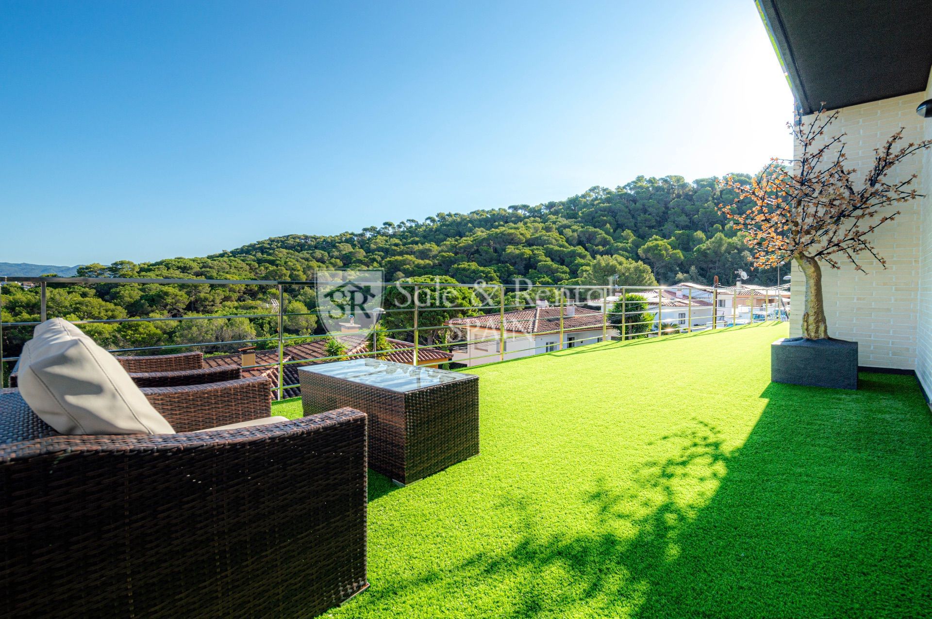 Terrace of House or chalet for sale in Blanes  with Air Conditioner, Private garden and Terrace