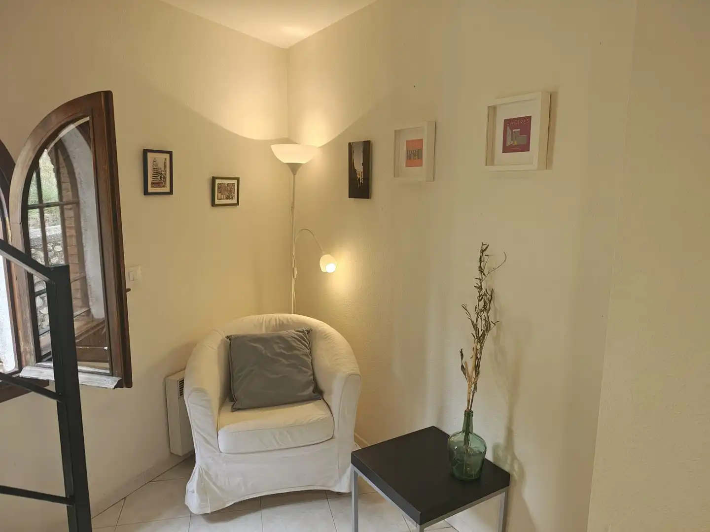 Sala de estar de Apartamento de alquiler en Cáceres con Calefacción y Piscina comunitaria