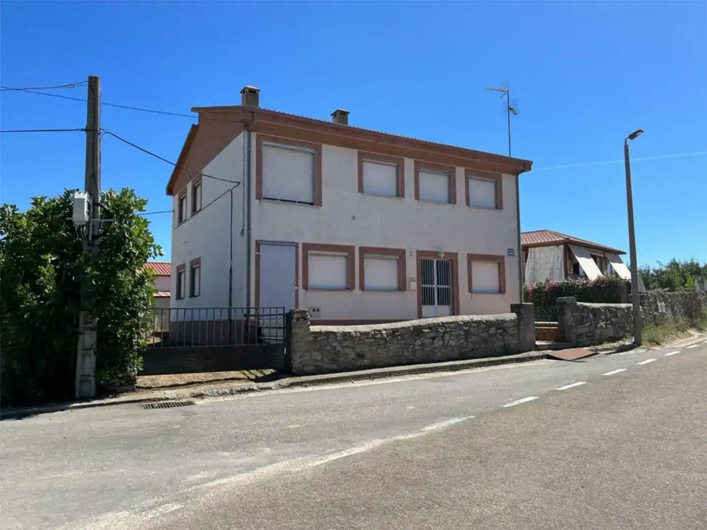 Vista exterior de Casa o chalet en venta en Saldeana con Trastero, Amueblado y Horno