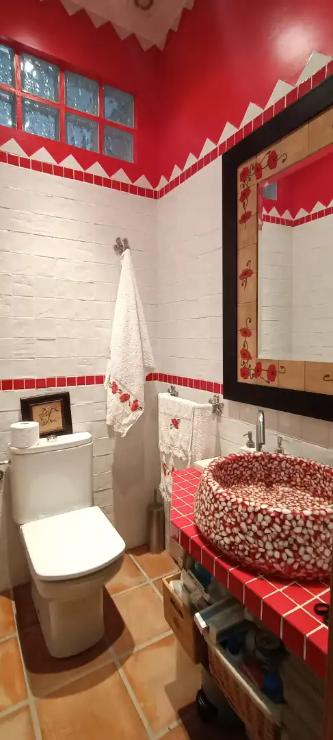 Bathroom of Houses for sale in Alhaurín de la Torre  with Private garden, Terrace and Swimming Pool