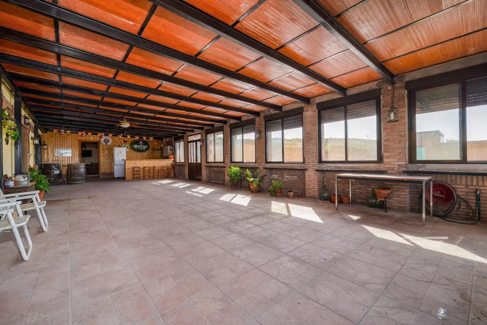 Terrassa de Casa o xalet en venda en San Martín de Pusa amb Aire condicionat, Calefacció i Jardí privat