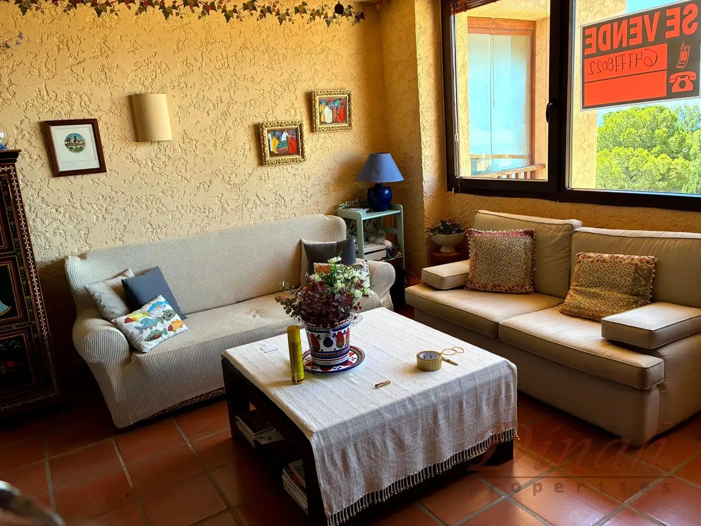 Sala de estar de Ático en venta en Altea con Aire acondicionado, Calefacción y Trastero
