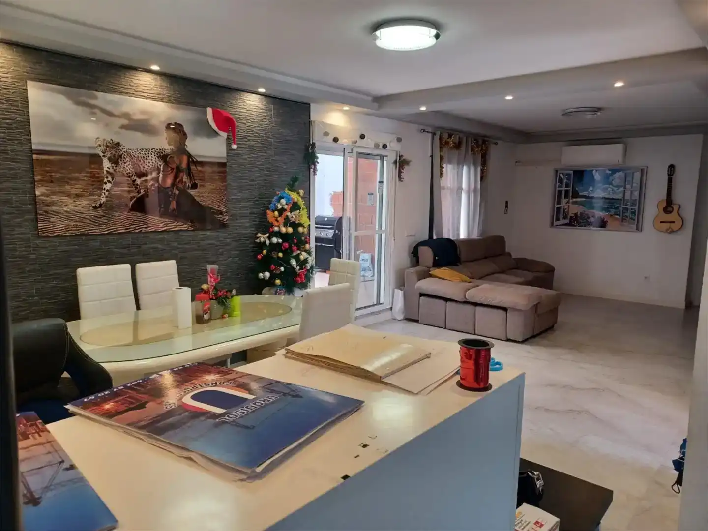 Sala d'estar de Pis en venda en Cartagena amb Jardí privat, Traster i Moblat