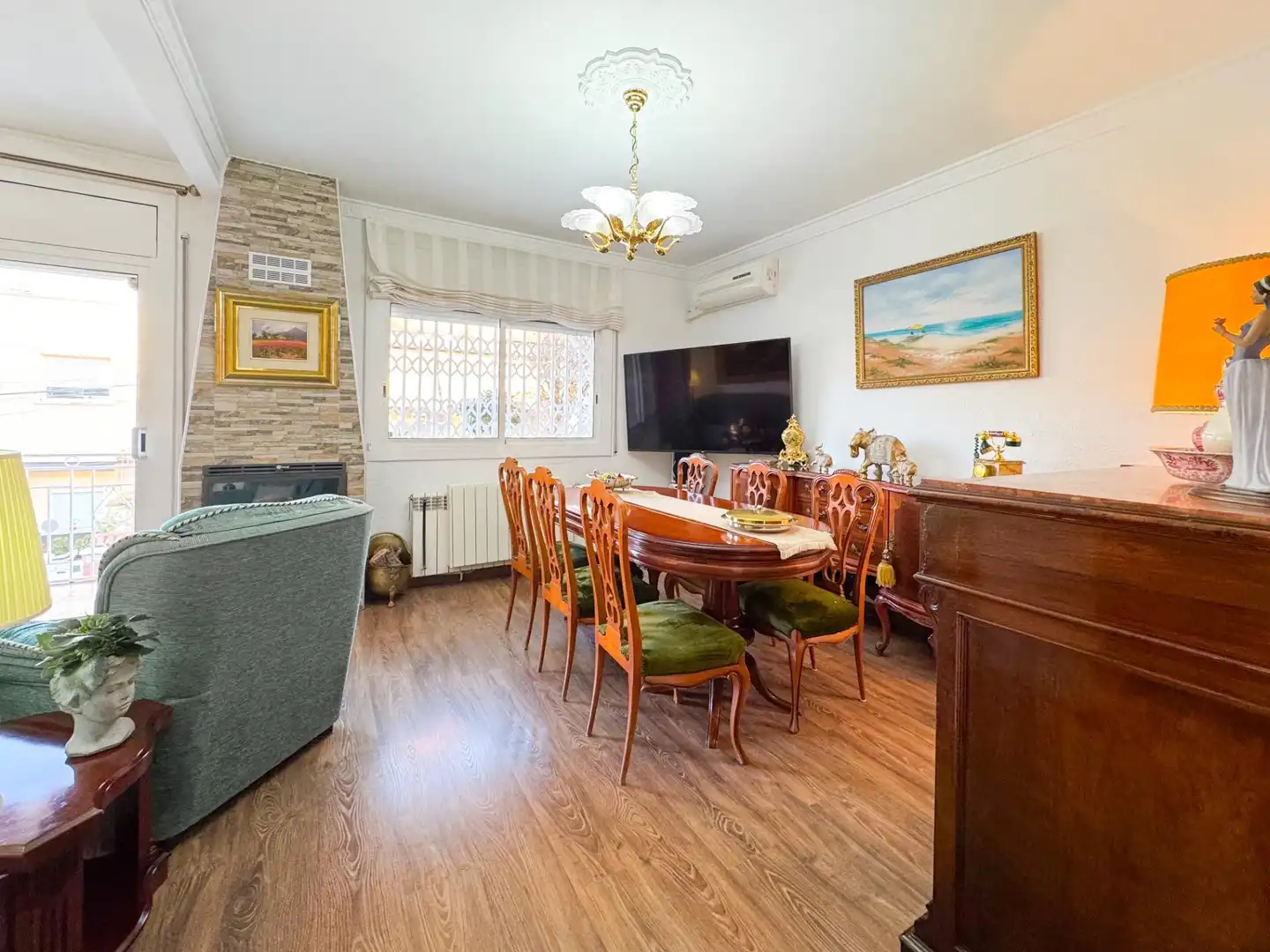 Dining room of Detached homes for sale in Gavà  with Air Conditioner, Heating and Private garden