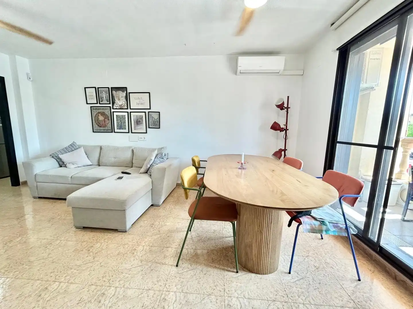 Dining room of Ground floor for rent in San Fulgencio  with Air Conditioner, Swimming Pool and Furnished
