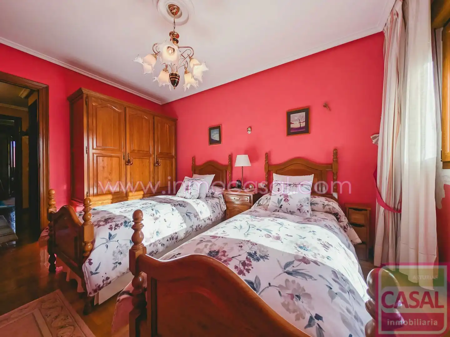 Bedroom of Flat for rent in Avilés  with Heating, Terrace and Storage room