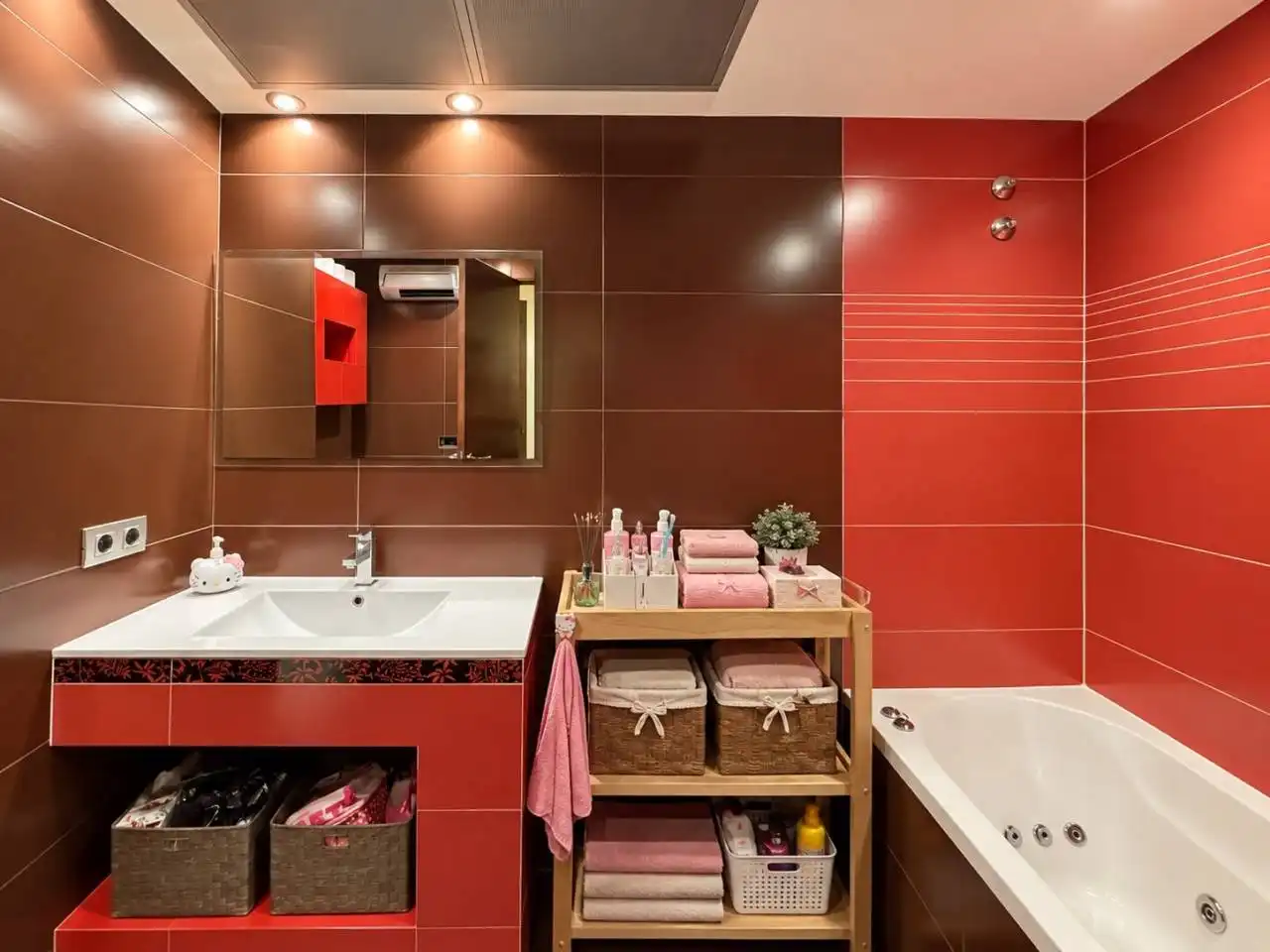 Bathroom of Flat for sale in Vila-real  with Air Conditioner, Furnished and Balcony