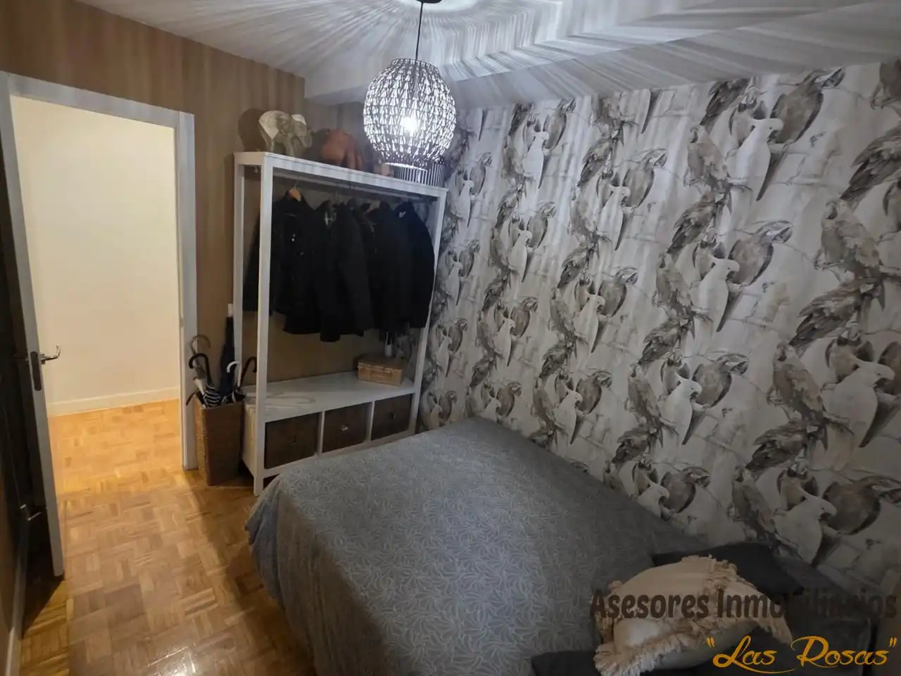 Schlafzimmer von Wohnung zum Verkauf in Madrid mit Klimaanlage, Heizung und Parkett