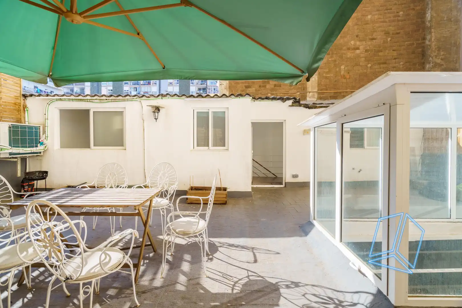 Terrasse von Erdgeschoss zum Verkauf in Barcelona mit Terrasse