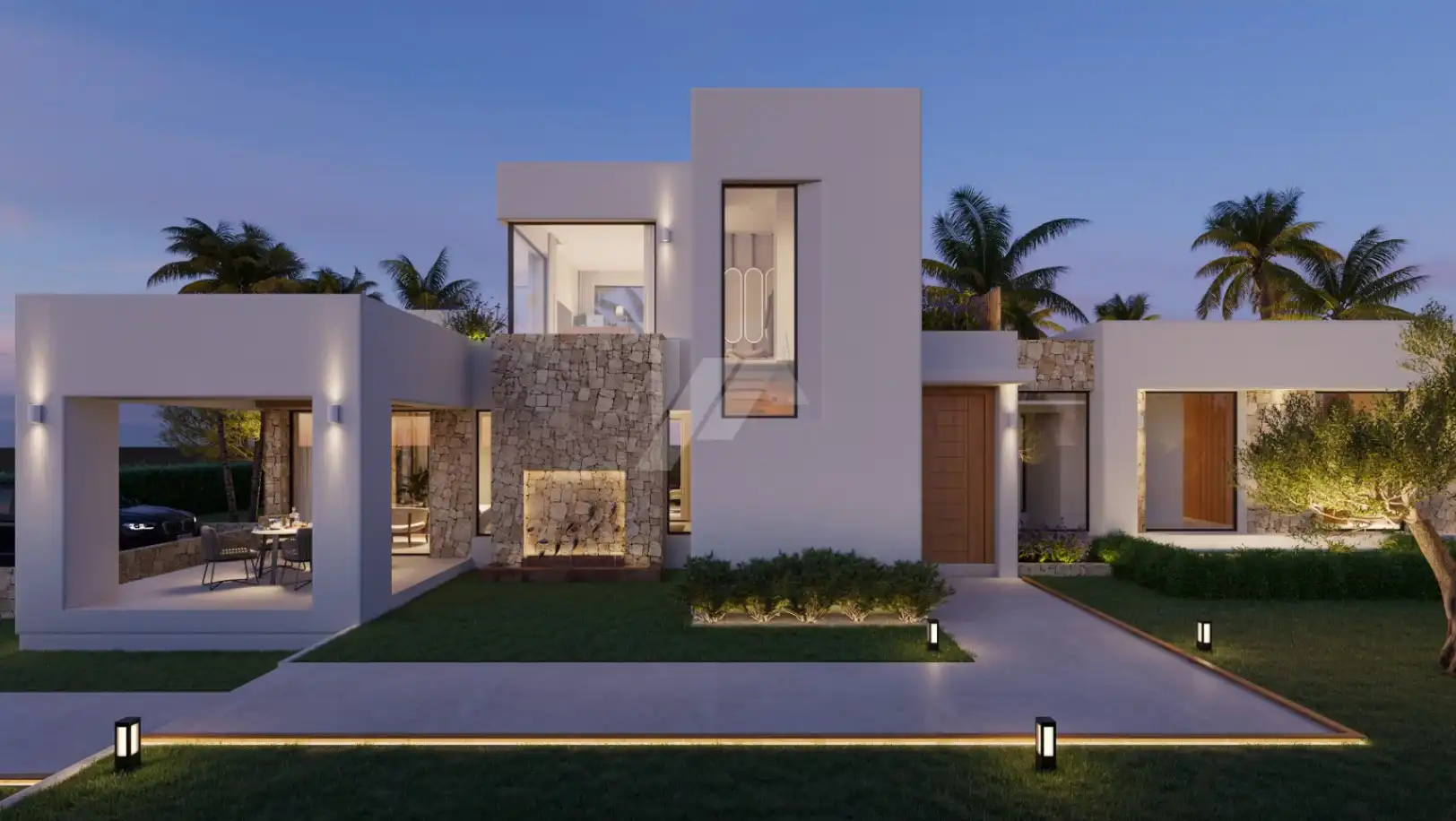 Vista exterior de Casa o xalet en venda en Jávea / Xàbia amb Aire condicionat, Calefacció i Jardí privat