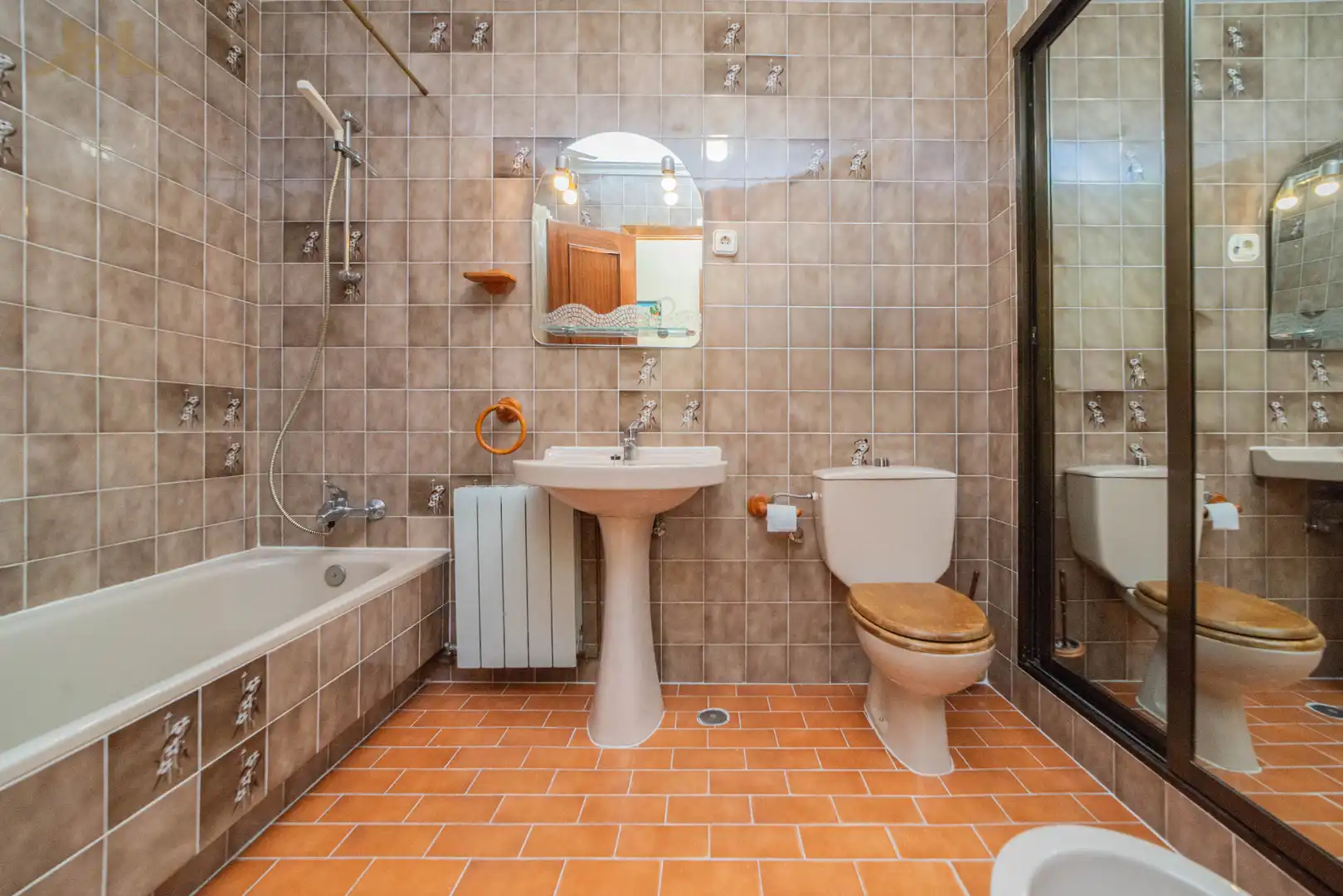 Badezimmer von Wohnung zum Verkauf in Villanueva del Pardillo mit Klimaanlage, Heizung und Parkett