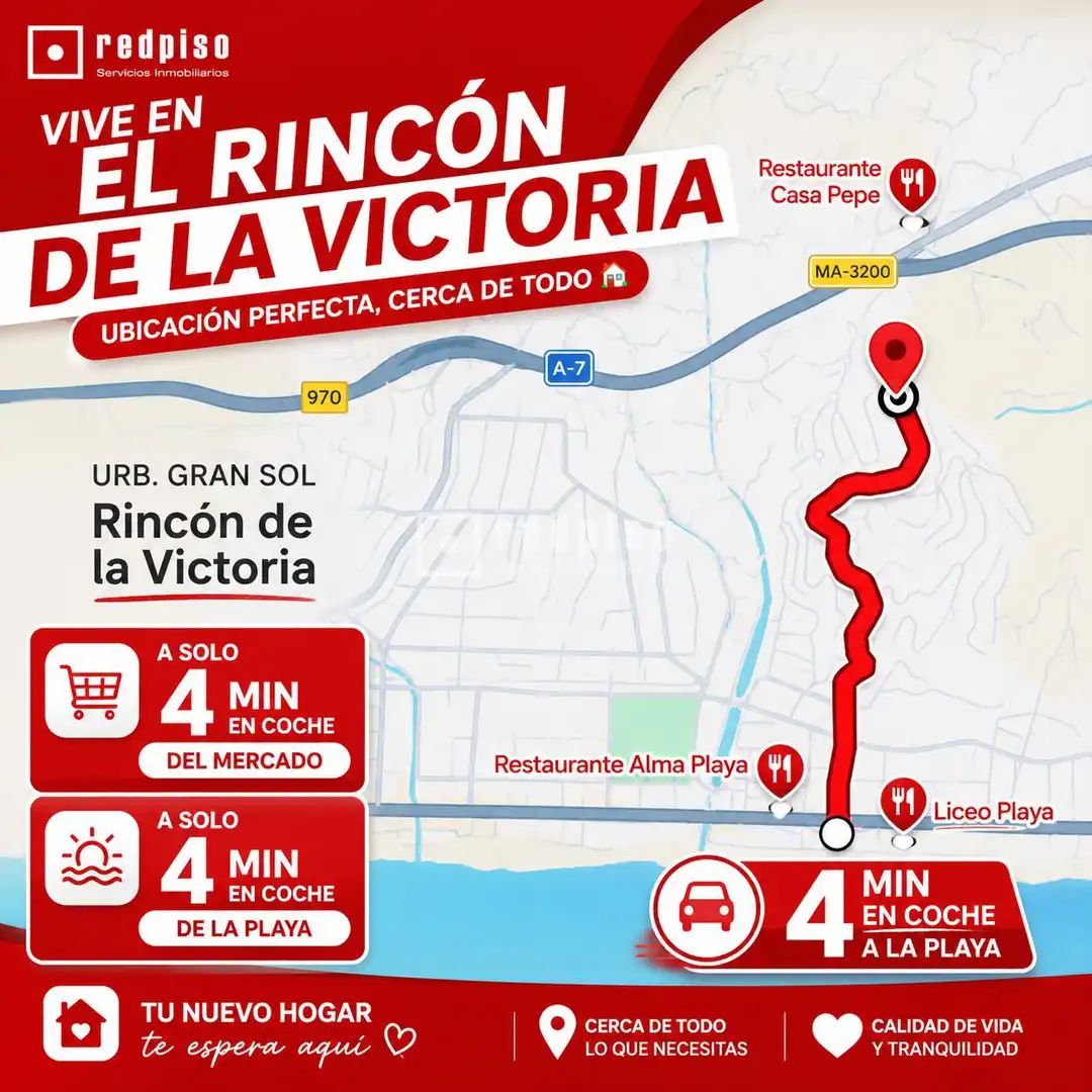 Exterior view of Flat for sale in Rincón de la Victoria  with Air Conditioner, Private garden and Terrace
