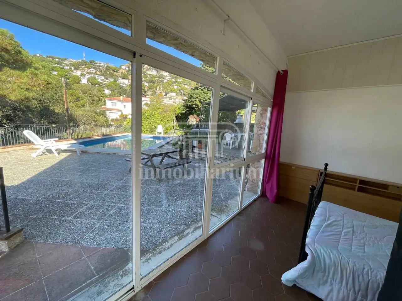 Vista exterior de Casa o xalet en venda en Lloret de Mar amb Calefacció, Jardí privat i Terrassa