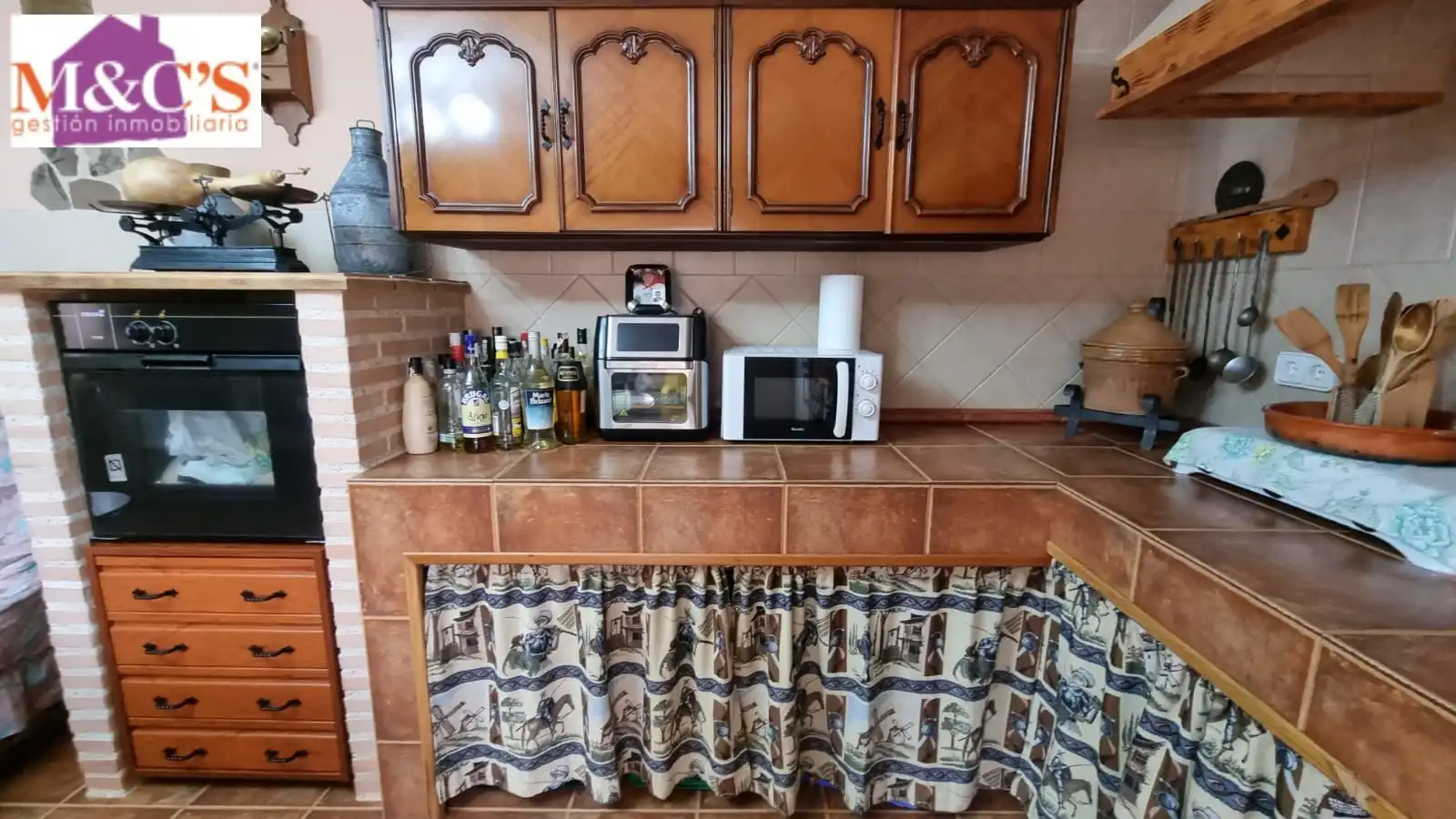 Kitchen of Houses for sale in Hinojosas de Calatrava  with Air Conditioner, Heating and Private garden
