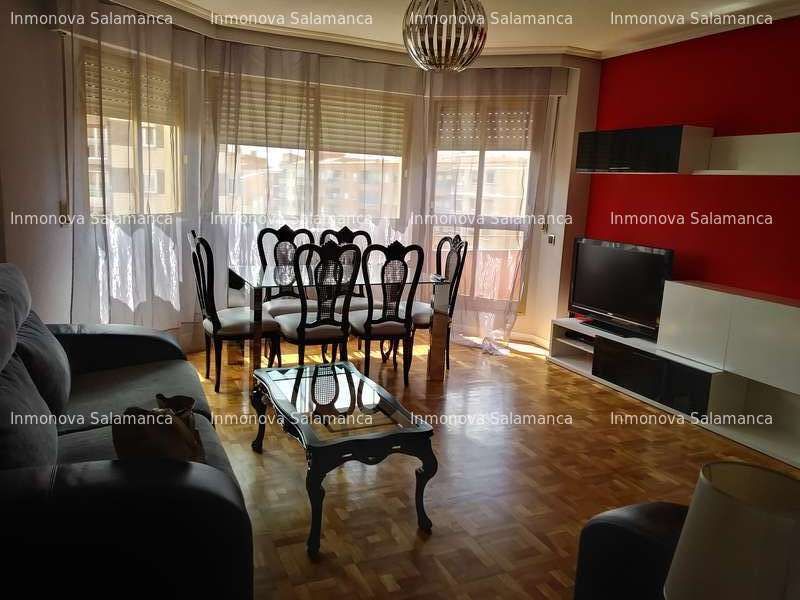 Sala d'estar de Pis de lloguer en Salamanca Capital amb Calefacció, Terrassa i Moblat