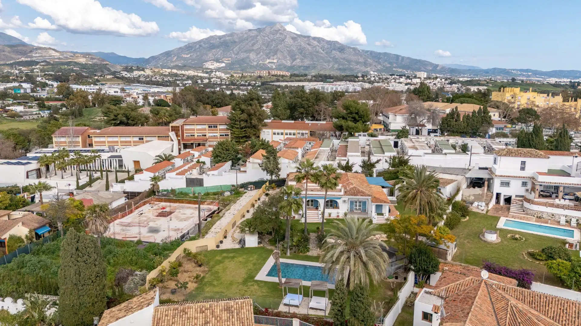 Vista exterior de Casa o chalet en venta en Marbella con Aire acondicionado, Jardín privado y Piscina