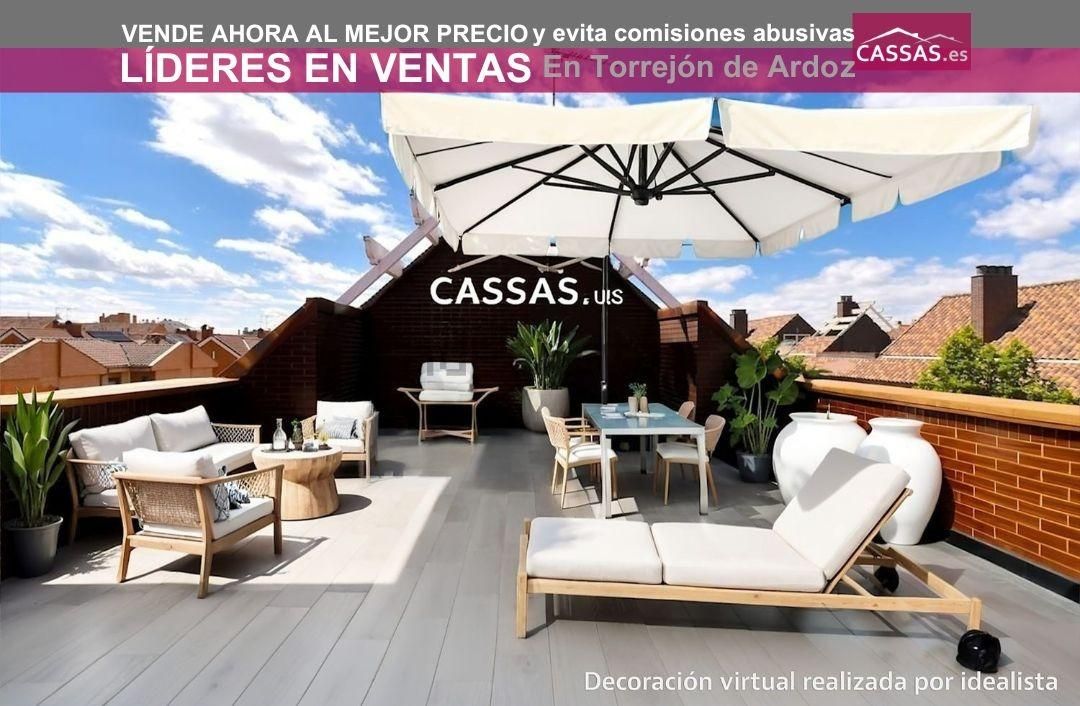 Terrassa de Casa adosada en venda en Torrejón de Ardoz amb Aire condicionat, Calefacció i Parquet