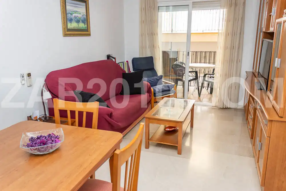 Sala d'estar de Pis en venda en Garrucha amb Aire condicionat, Terrassa i Moblat