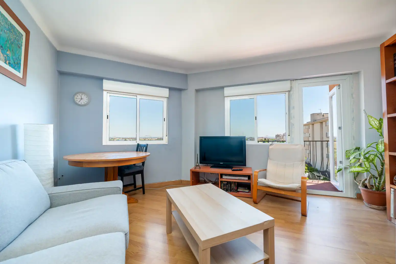 Sala d'estar de Pis en venda en  Palma de Mallorca amb Parquet