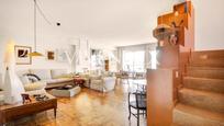 Living room of Attic for sale in  Barcelona Capital  with Air Conditioner, Terrace and Balcony