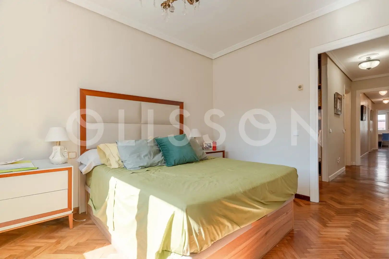 Bedroom of Flat for rent in Madrid  with Storage room and Community pool