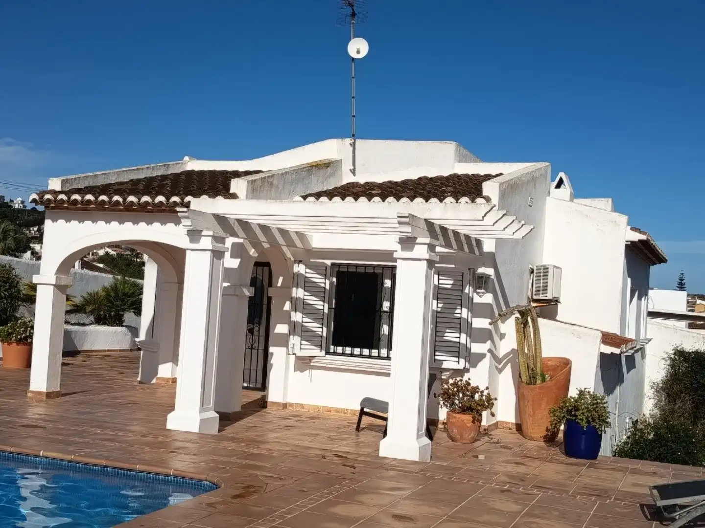 Exterior view of Houses for sale in Jávea / Xàbia  with Air Conditioner, Private garden and Terrace