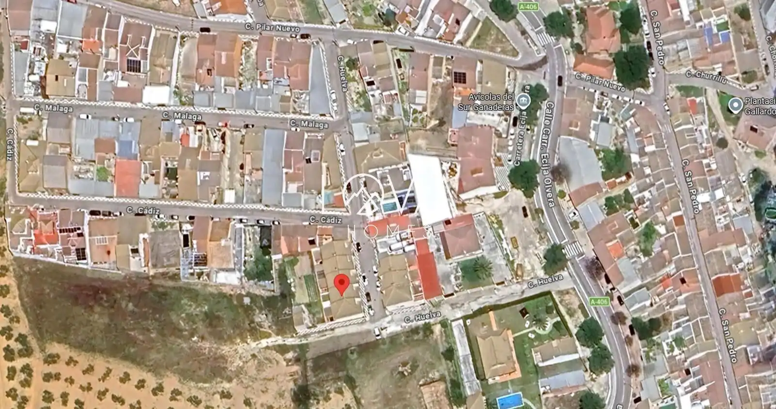 Vista exterior de Casa adosada en venta en El Saucejo