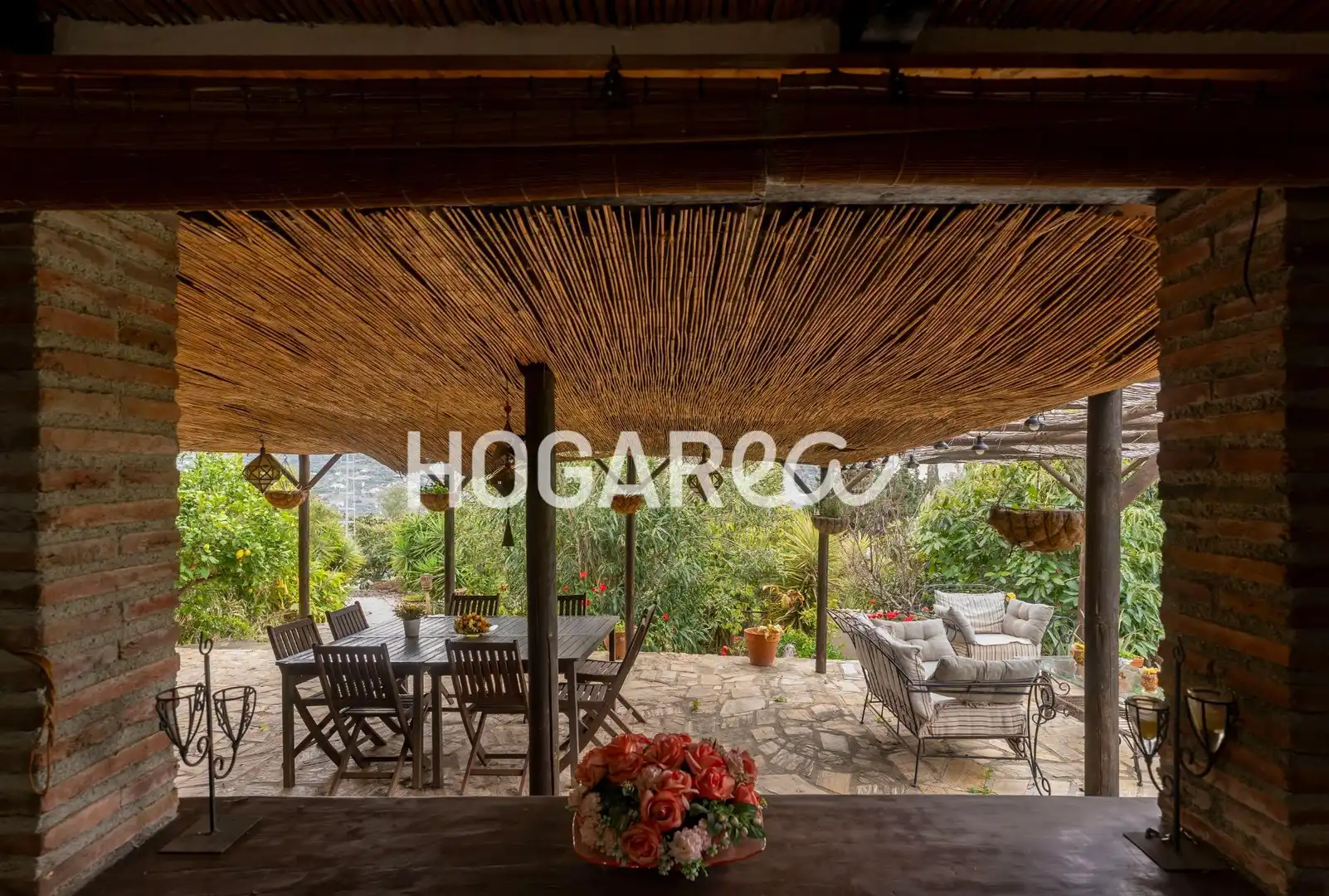 Terraza de Finca rústica en venta en Alcaucín con Jardín privado, Terraza y Piscina