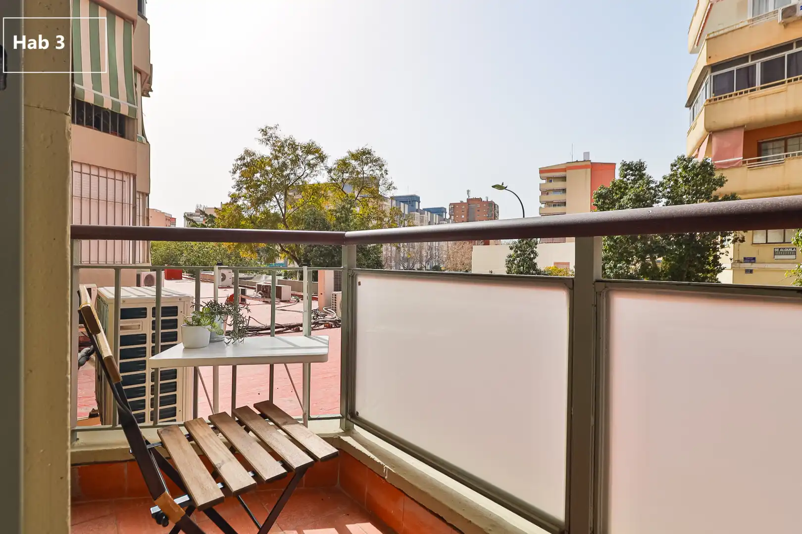 Terraza de Piso de alquiler en Málaga con Aire acondicionado, Amueblado y Internet
