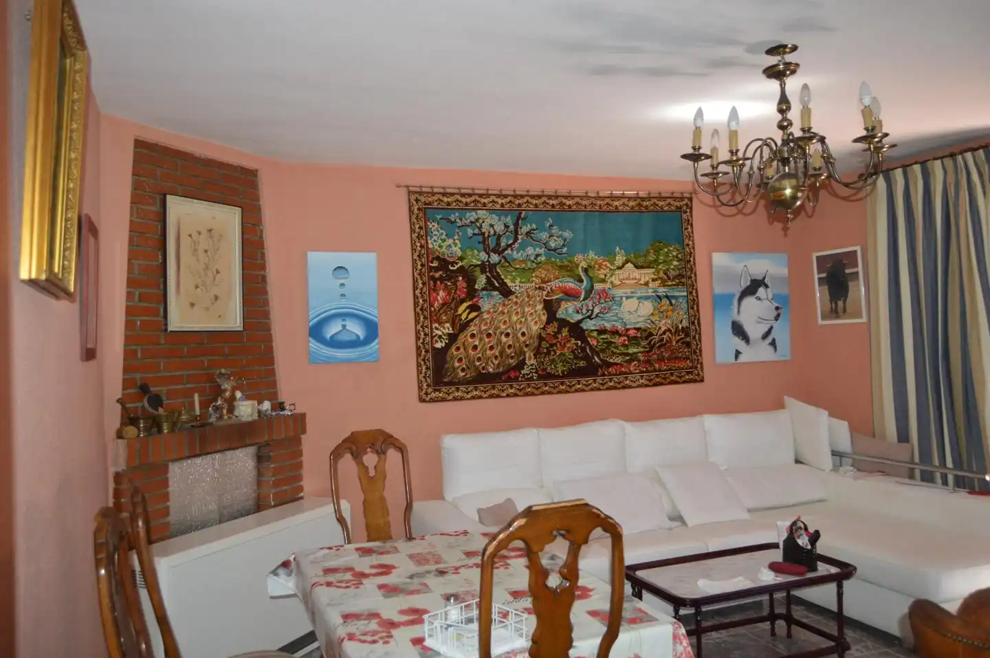 Living room of Houses for sale in Huete  with Furnished