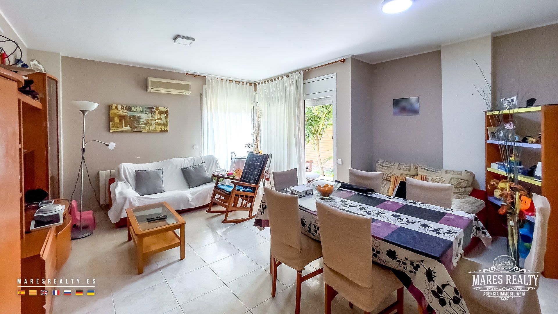 Living room of Flat for sale in Lloret de Mar  with Air Conditioner, Heating and Private garden