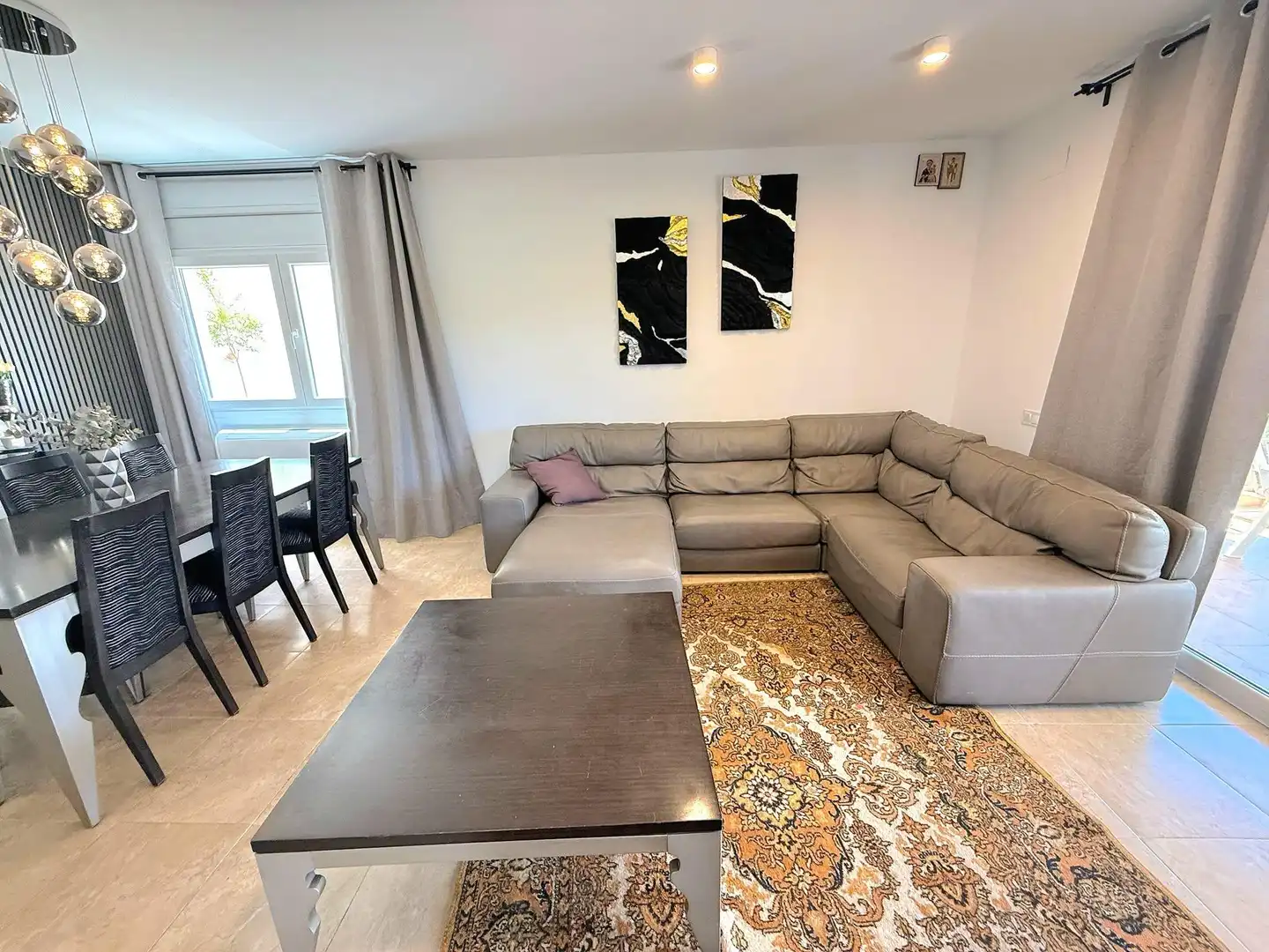 Sala d'estar de Casa o xalet en venda en Calafell amb Aire condicionat, Calefacció i Terrassa