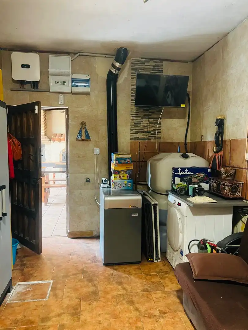 Cocina de Casa o chalet en venta en Valdestillas con Calefacción, Jardín privado y Parquet