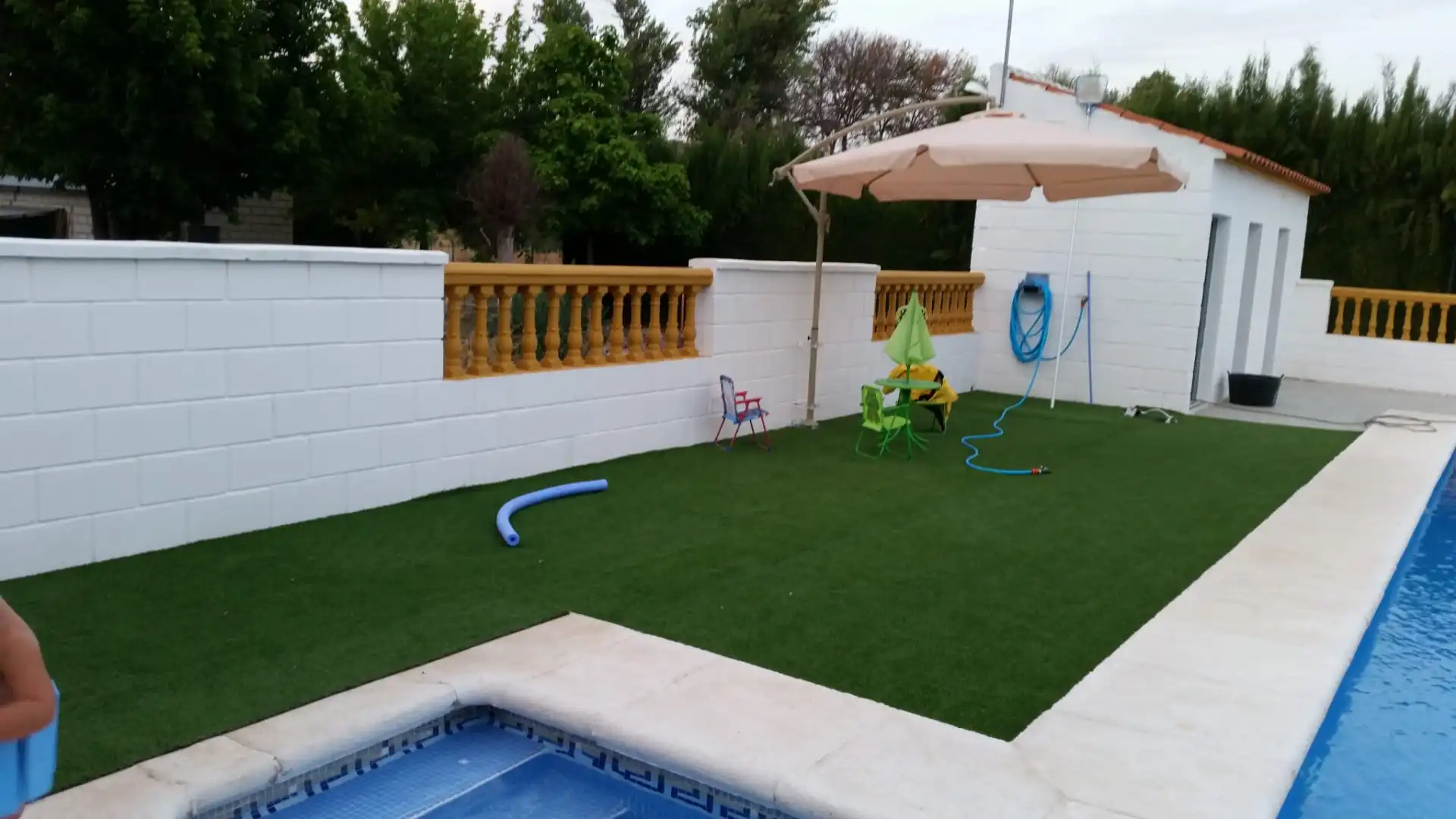 Garden of Country homes for sale in Lucena  with Air Conditioner, Private garden and Swimming Pool