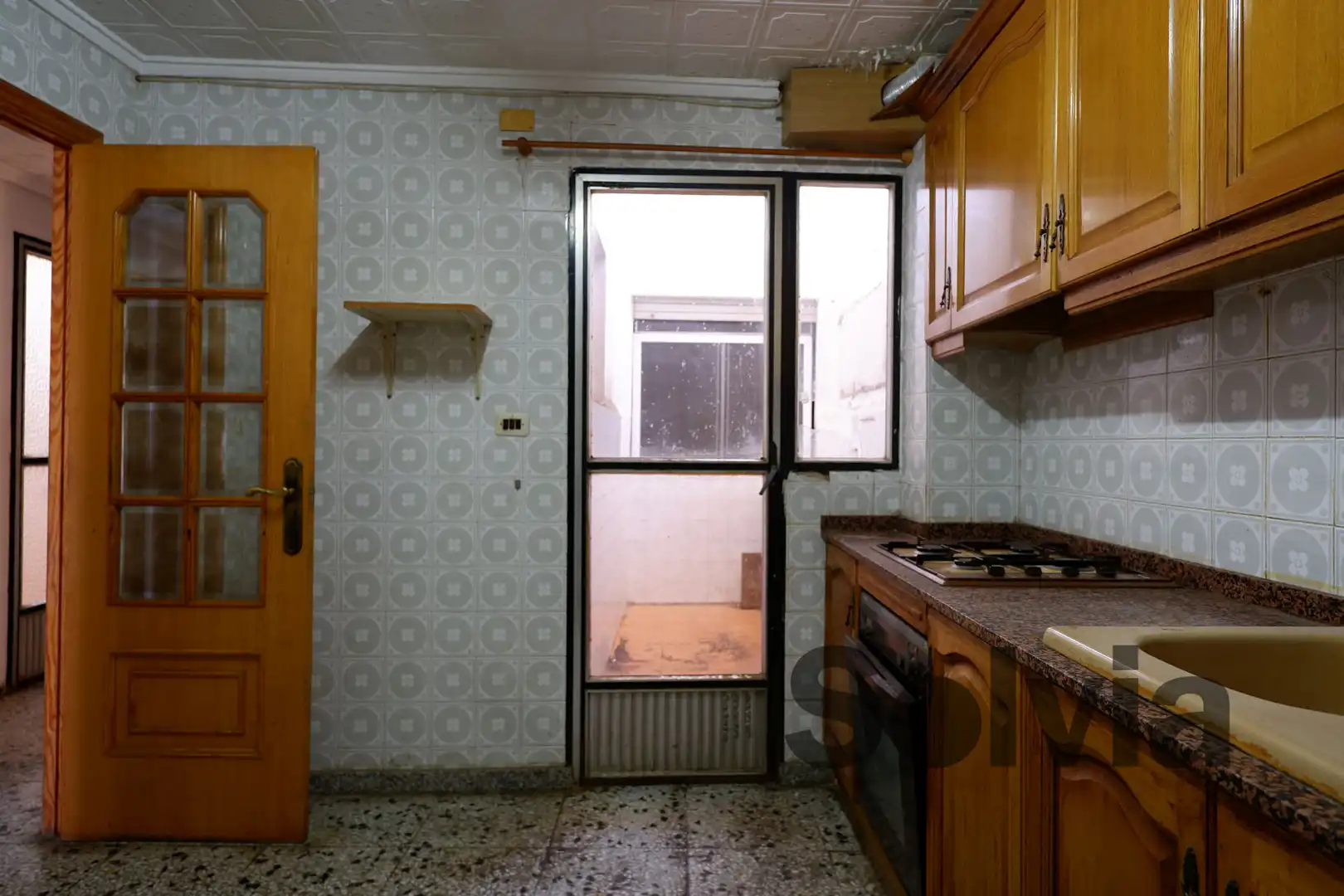 Cocina de Casa adosada en venta en Sagunto / Sagunt con Terraza y Balcón