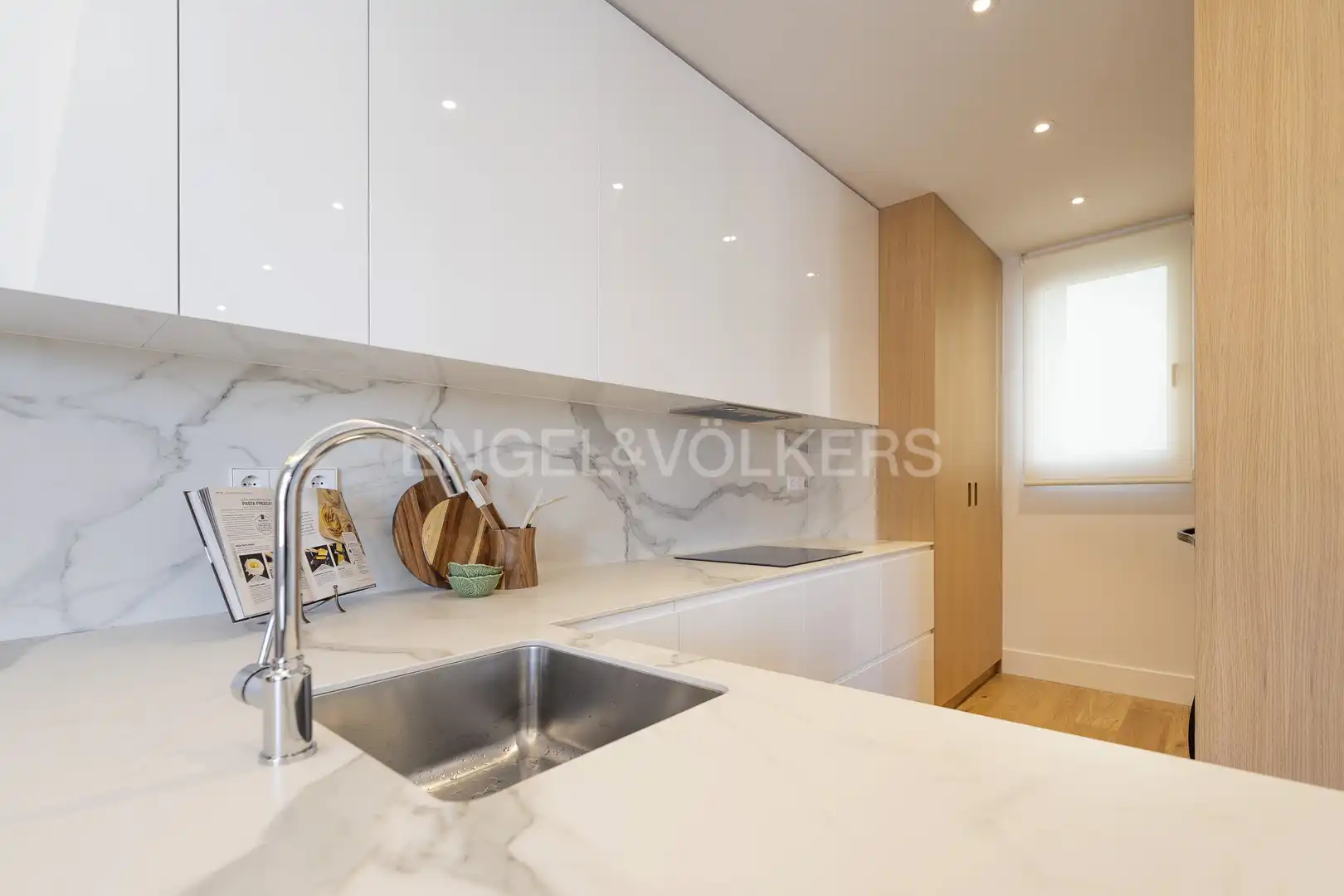 Küche von Wohnung zur Miete in Madrid mit Klimaanlage, Heizung und Möbliert