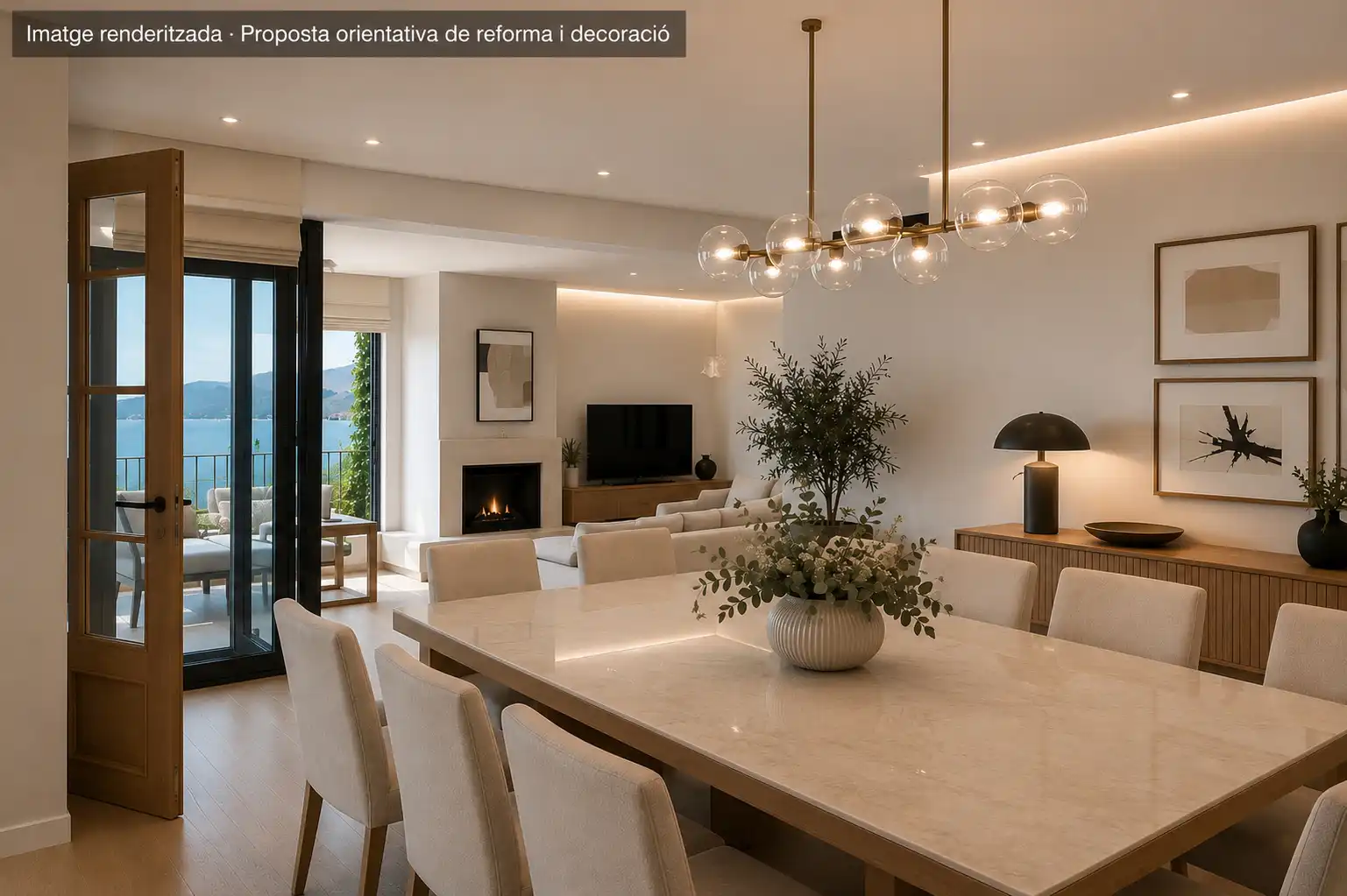Living room of Houses for sale in Sitges  with Air Conditioner, Heating and Private garden