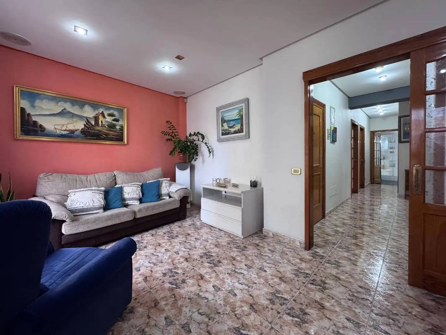 Sala de estar de Casa adosada en venta en Telde con Terraza, Trastero y Balcón